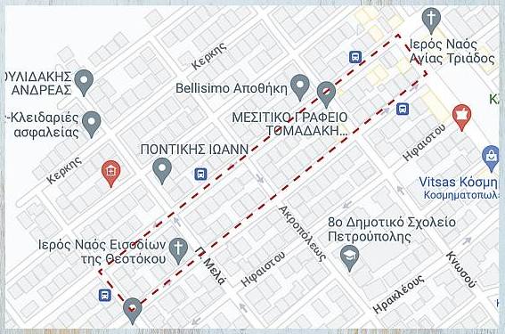 Πορεία λιτανείας