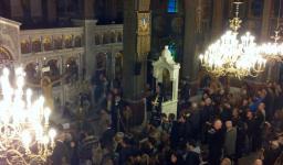 Μ. Πέμπτη με τον Σεβασμιώτατο στην Αγ. Βαρβάρα Ιλίου