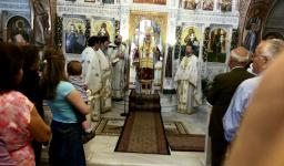 Εορτασμός της Αναλήψεως στις Μυροφόρες