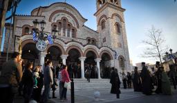 Υποδοχή τ. λειψάνου Αγ. Νικολάου του εν Βουνένοις στα Άνω Λιόσια