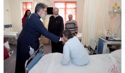 Επίσκεψη στο Νοσοκομείο «Άγιοι Ανάργυροι»