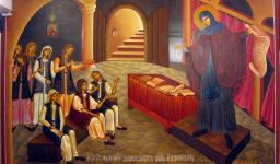 Αγρυπνία Αγ. Φιλοθέης στην Αγ. Βαρβάρα Ιλίου