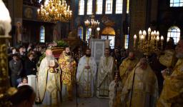 Η πανηγυρική Θεία Λειτουργία στην Αγ. Βαρβάρα Ιλίου