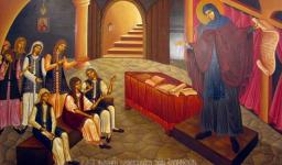 Αγρυπνία στην Αγ. Βαρβάρα Ιλίου (Αγίας Φιλοθέης)