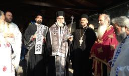 Λιτανεία του επιταφίου στο κοιμητήριο Αχαρνών