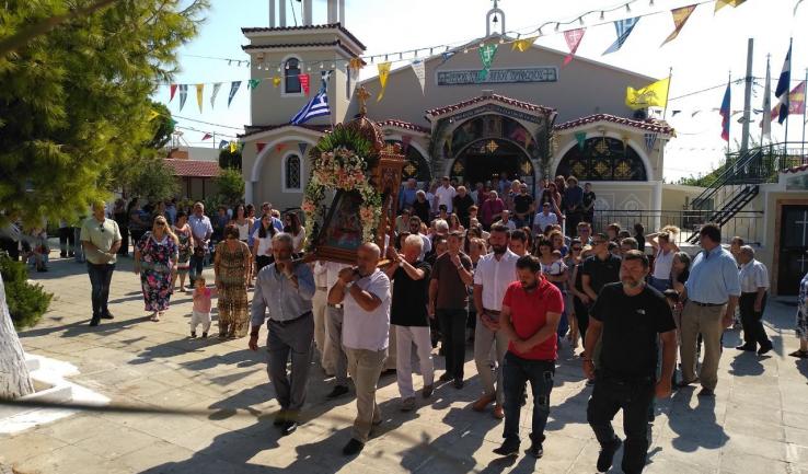 Εγκώμια στην Θεοτόκο στον Αγ. Τρύφωνα Καματερού