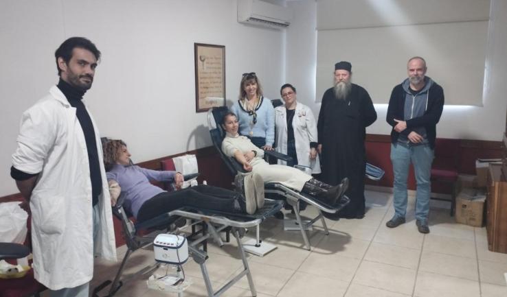 Επιτυχής και η 114η αιμοδοσία στον Άγιο Τρύφωνα