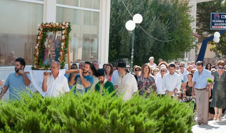 Η Ύψωση του Τ. Σταυρού στα Άνω Λιόσια