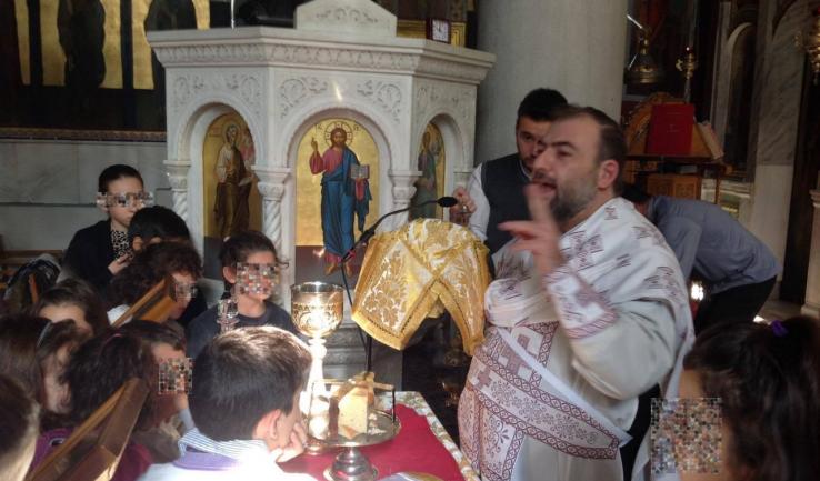 Κατηχητική-υποδειγματική Θ. Λειτουργία στις Αχαρνές