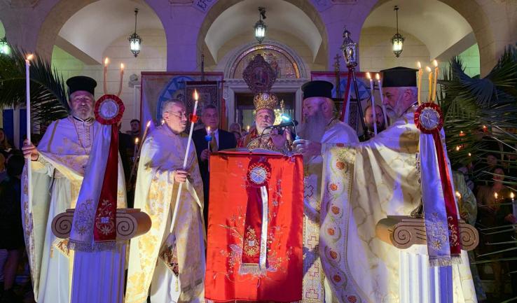 Η Αναστάσιμη Θεία Λειτουργία στον Μητροπολιτικό Ναό