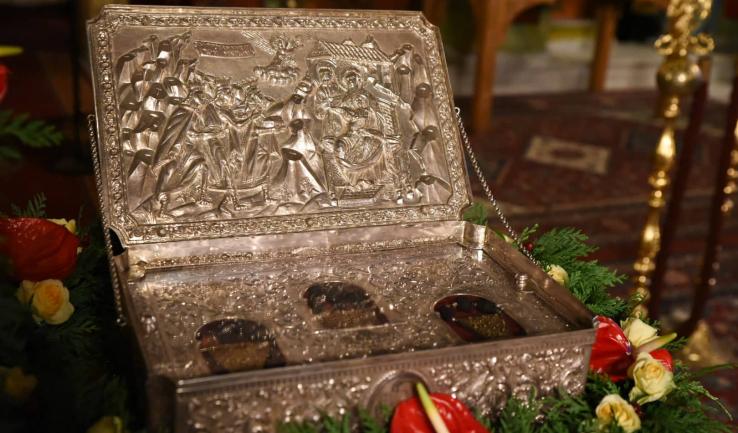 Έγινε η υποδοχή των δώρων των μάγων στον Άγ. Νεκτάριο Άνω Λιοσίων