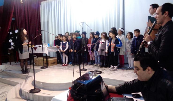 Κοπή πίτας στην Εν. δράση και τις κατηχητικές συνάξεις Αγ. Τριάδος Πετρ.