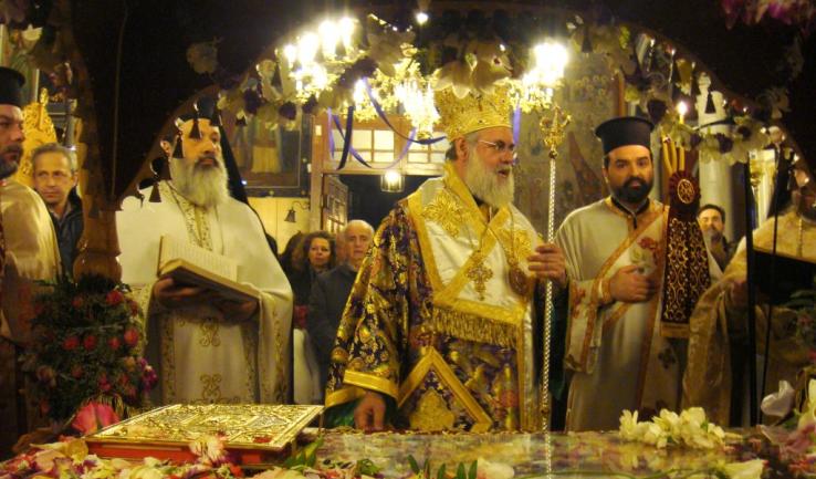 Επιτάφιος στην Κοίμηση Θεοτόκου Αχαρνών