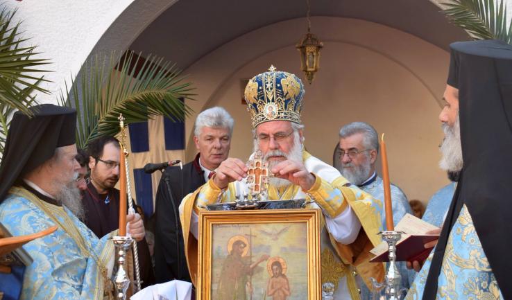 Λαμπρή εορτή των Θεοφανείων στην Πετρούπολη