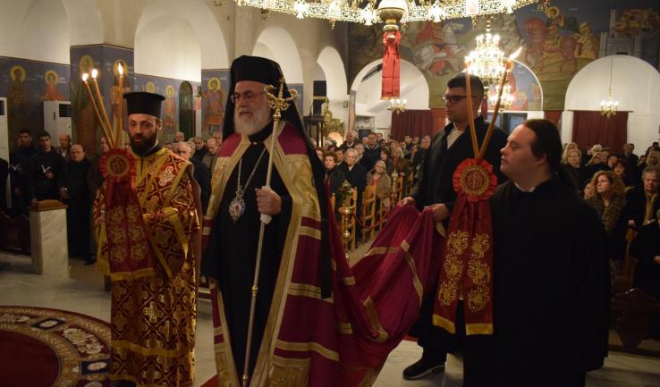 Θεία Λειτουργία Χριστουγέννων στον Αγ. Γεώργιο Αχαρνών