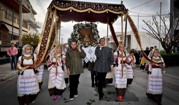 Έγινε η μεγάλη λιτανεία της Θεοτόκου στα Άνω Λιόσια
