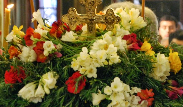 Σταυροπροσκύνηση στον Ι.Ν. Αγ. Δημητρίου Πετρουπόλεως