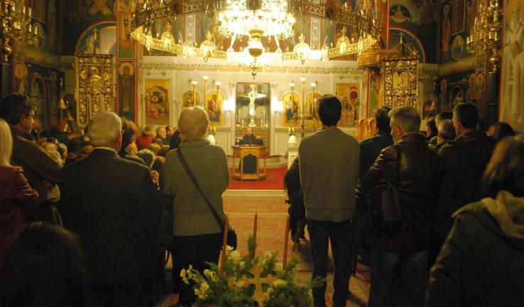 Φωτογραφίες και ήχος από την ομιλία του «παπα-Λίβυου» στον Αγ. Δημήτριο Πετρ.