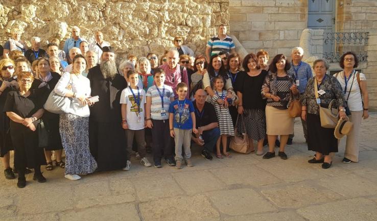 Ιερά αποδημία στους Αγ. Τόπους πραγματοποίησε η ενορία Παναγίας Παλατιανής