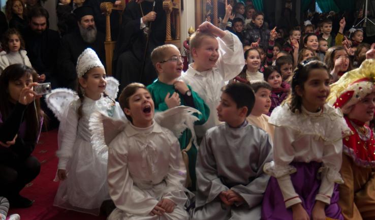 Χριστουγεννιάτικη γιορτή στην Παναγία Σουμελά Αχαρνών