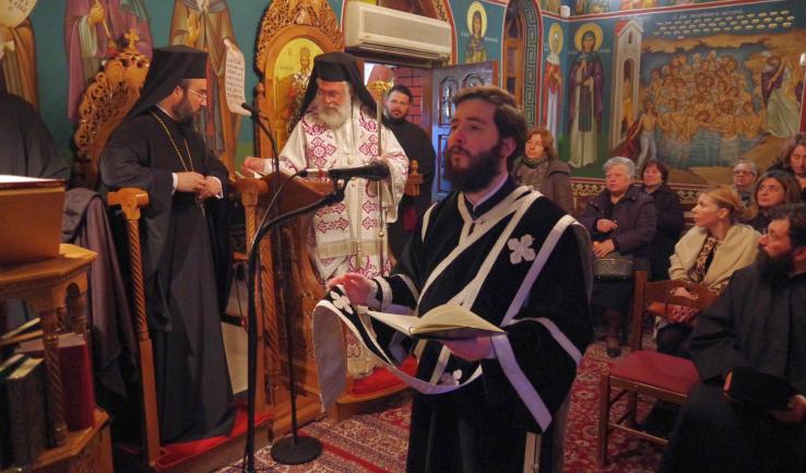 Θεία Λειτουργία των Προηγιασμένων στη Μονή Αγ. Παντελεήμονος