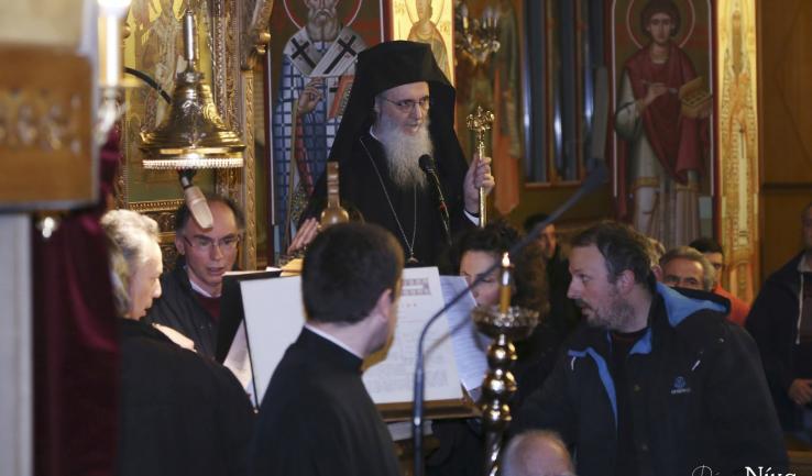 Ο Σεβ. Μητροπ. Κορέας κ. Αμβρόσιος στον Ι.Ν. Αγ. Διονυσίου Ιλίου