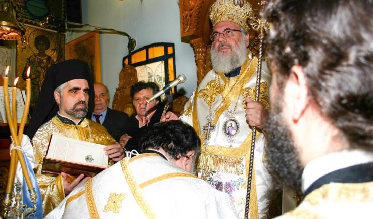 Χειροτονία διακόνου για το Ολυμπιακό χωριό