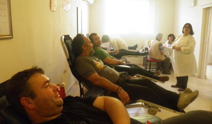 38η αιμοδοσία στον Άγιο Τρύφωνα Καματερού