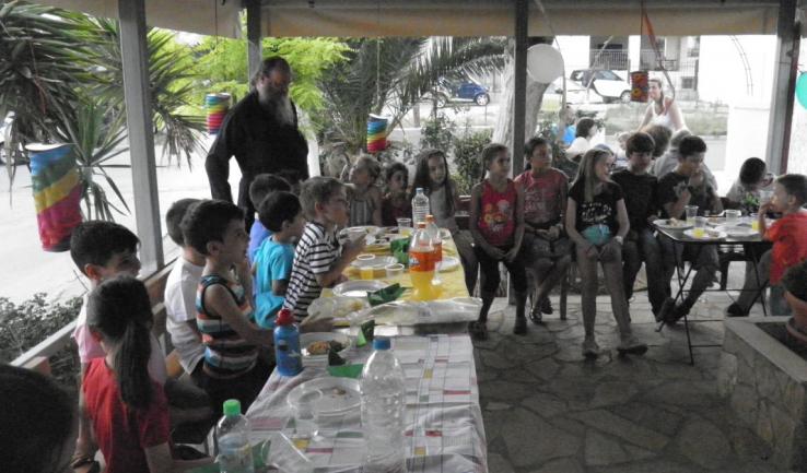 Εορτή λήξης κατηχητικών συνάξεων Αγ. Τρύφωνα Καματερού