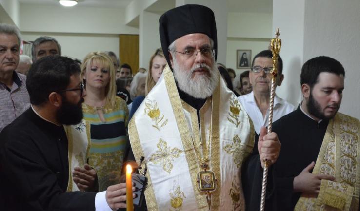 Θυρανοίξια στο παρεκκλήσιο του Οσίου Δαυίδ στον Αγ. Διονύσιο Ιλίου