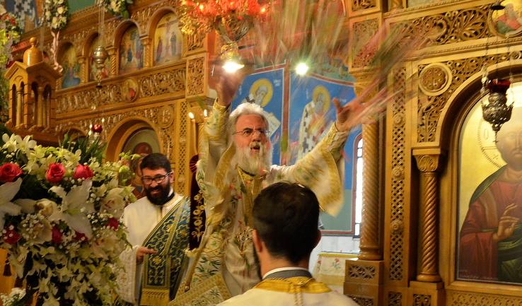 Πρώτη Ανάσταση στην Κοίμηση Θεοτόκου Πετρουπόλεως