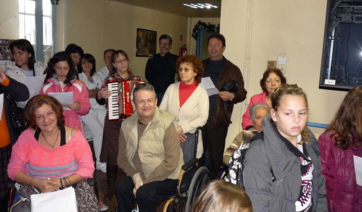 Στιγμές από τις επισκέψεις Εθνικό Κέντρο Αποκατάστασης