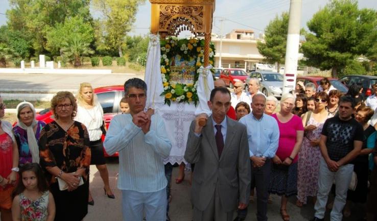 Λιτάνευση της εικόνας των Αγ. Πάντων στο Ζεφύρι